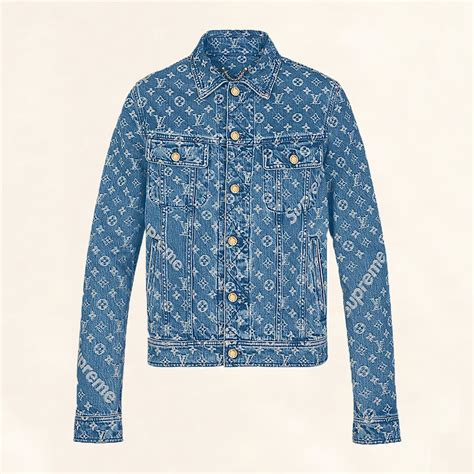 monogram denim jacket louis vuitton